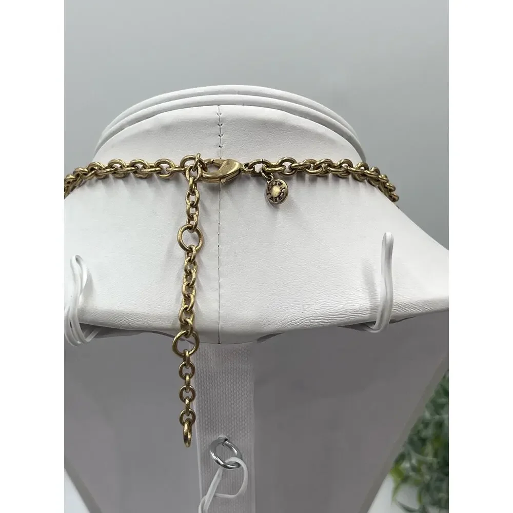 J.‎ Crew Pink, Beige, Blush Marquis Stones Crystals Pointed Vine Necklace